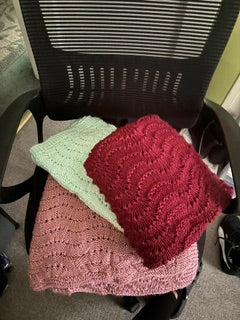 Knitted Afghan Blanket