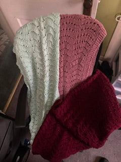 Knitted Afghan Blanket