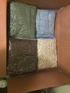 Solid Color Afghan Blankets