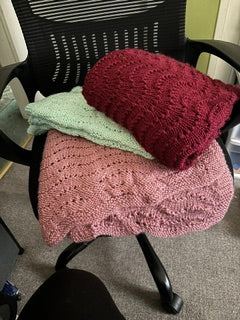 Knitted Afghan Blanket