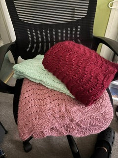 Knitted Afghan Blanket